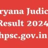 Haryana Judicial Result 2024