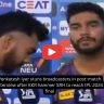 Venkatesh Iyer stuns broadcasters in post-match interview after KKR hammer SRH to reach IPL 2024 final