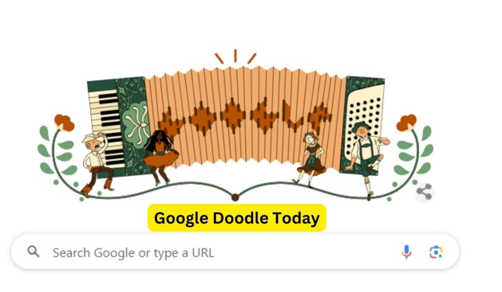 Google Doodle Today: Celebrating the 1829 patent anniversary of the accordion – a versatile instrument with global impact