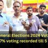 India General Elections 2024 Voting Live: 57.7% voting recorded till 5 pm