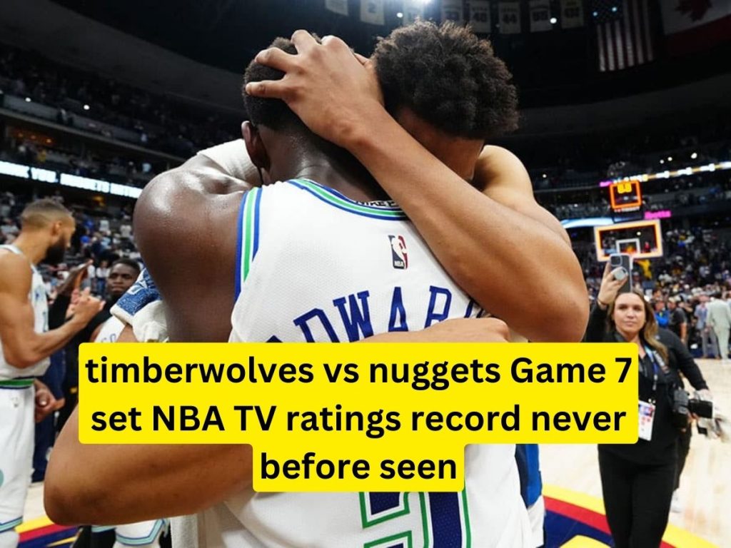 timberwolves vs nuggets Game 7 set NBA TV ratings record never before seen