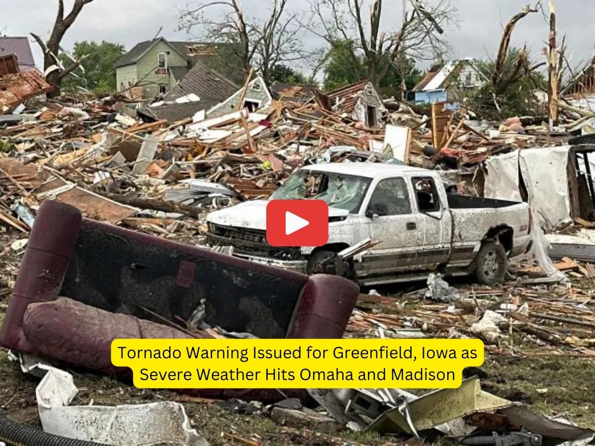 Tornado Warning Issued for Greenfield, Iowa as Severe Weather Hits Omaha and Madison