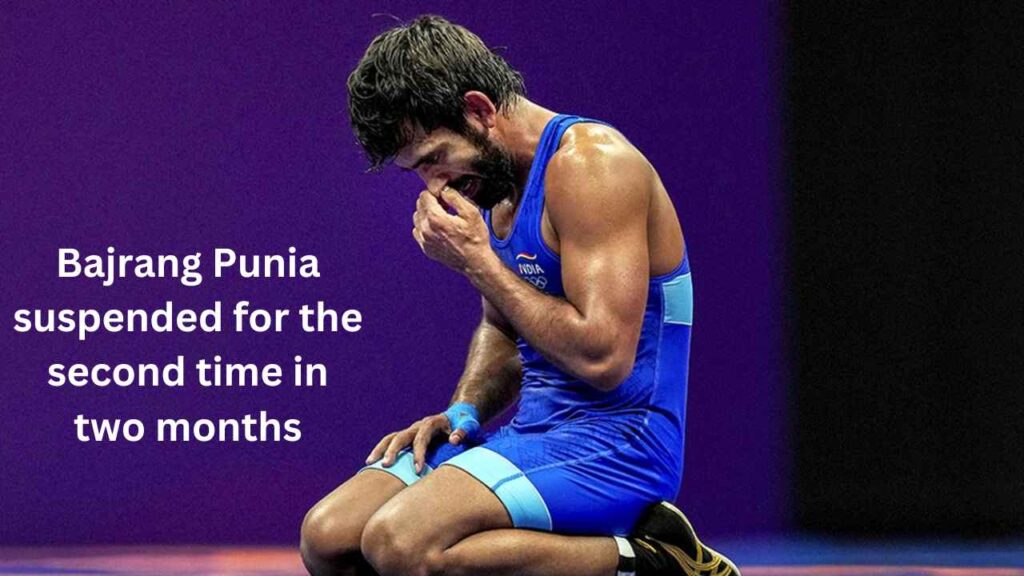 Bajrang Punia suspended for the second time in two months: Anti-doping agency issued notice for not giving sample