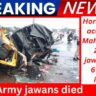 Horrible road accident in Maharashtra, 2 Army jawans died, 6 jawans injured