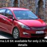 Hyundai Verna 1.6 SX: available for only 2.75 lakhs, know details