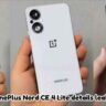 OnePlus Nord CE 4 Lite details leaked, know Specifications details