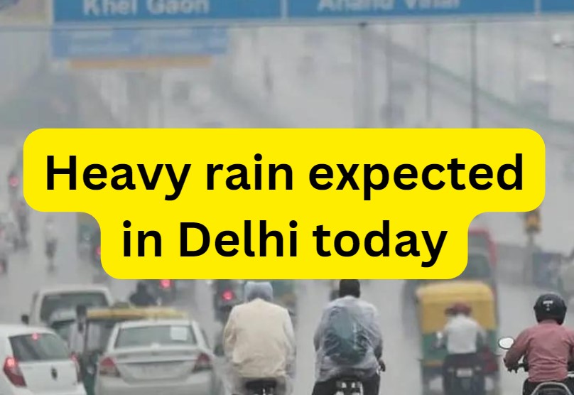 Weather Update Today: Heavy rain expected in Delhi today, orange alert issued