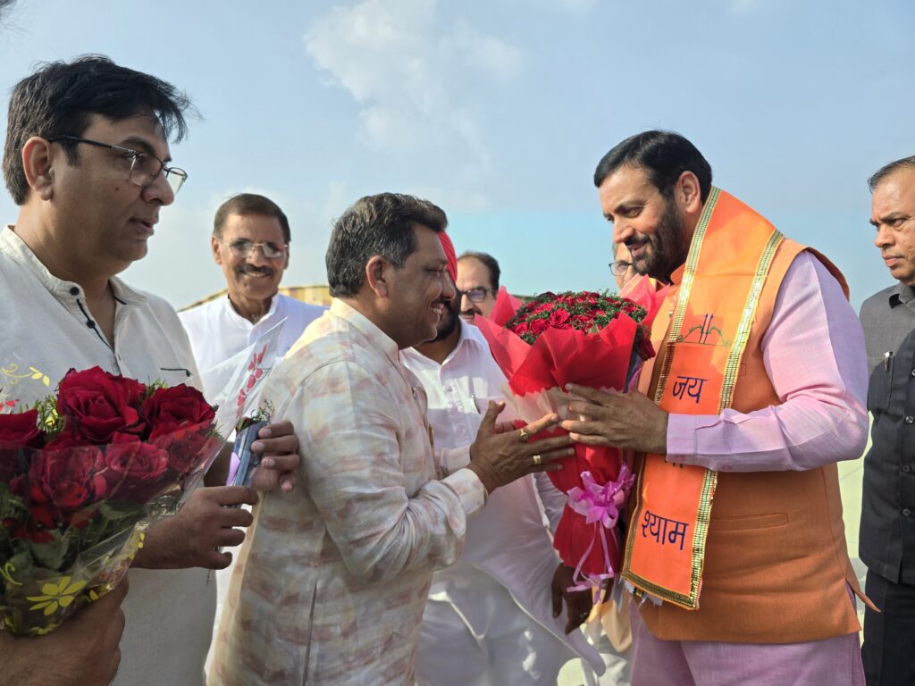 Gobind Kanda gave a warm welcome to Chief Minister Nayab Saini